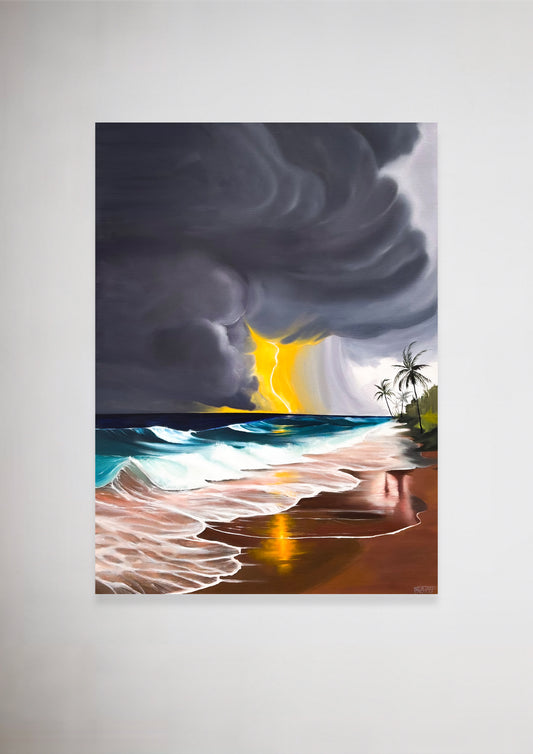 Storm in Tuvalu